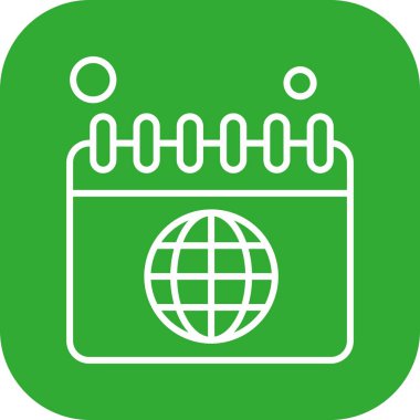 Vektör Takvim Simgesi, illüstrasyon  