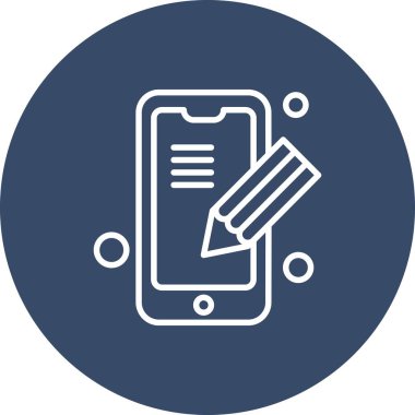 Vektör mobil ağ simgesi 