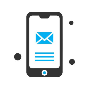 Vektör iletisi web simgesi 