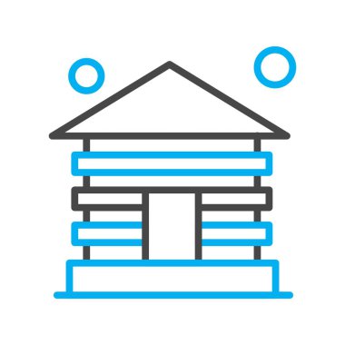 ev simgesi vektör illüstrasyonu