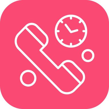 Vektör telefon simgesi illüstrasyonu  