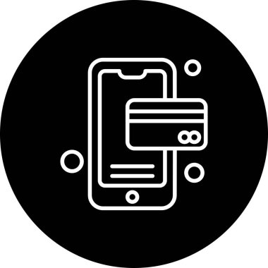 Vektör mobil ağ simgesi