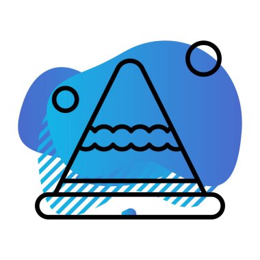 Aziz Patrick konsept simgesi, vektör illüstrasyonu