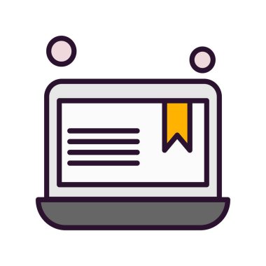  dizüstü bilgisayar simgesi, vektör illüstrasyonu