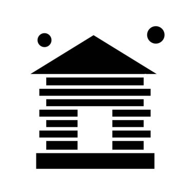 ev simgesi vektör illüstrasyonu