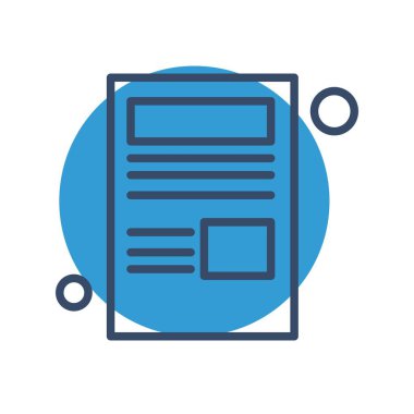 Vektör haber gazetesi Ico