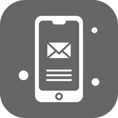 Vektör iletisi web simgesi 