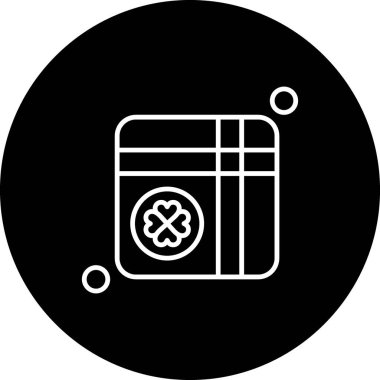 Aziz Patrick konsept simgesi, vektör illüstrasyonu