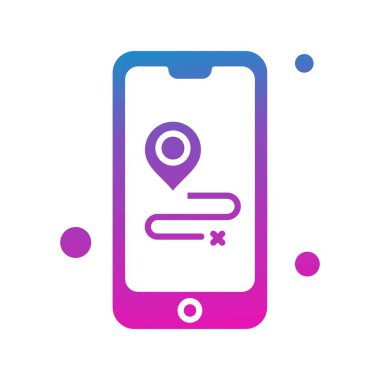 Vektör mobil ağ simgesi 