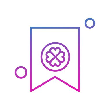 Aziz Patrick konsept simgesi, vektör illüstrasyonu