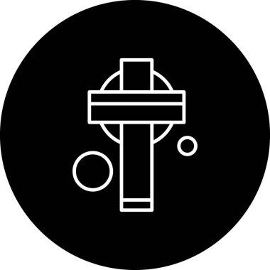 Aziz Patrick konsept simgesi, vektör illüstrasyonu