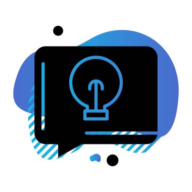 Ampul Simgesi, Vektör illüstrasyonu