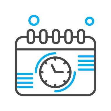 Vektör Takvim Simgesi, illüstrasyon  