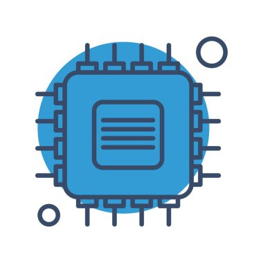 Vektör Çipi Web Simgesi