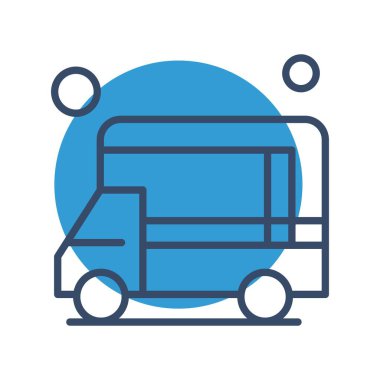 kamp konsepti simgesi, vektör illüstrasyonu