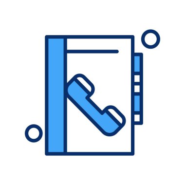 Vektör kişi defteri Ico