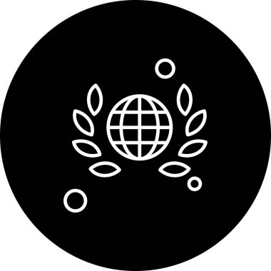 toprak simgesi vektör illüstrasyonu 