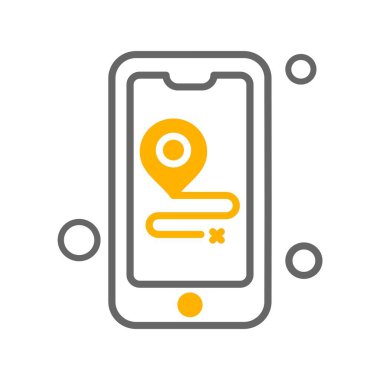 Vektör mobil ağ simgesi