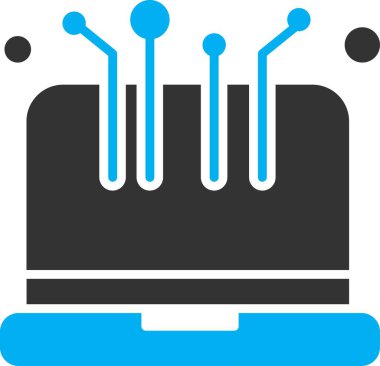  dizüstü bilgisayar simgesi, vektör illüstrasyonu