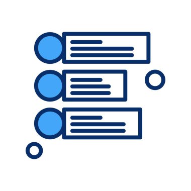 Vektör bilgileri web simgesi