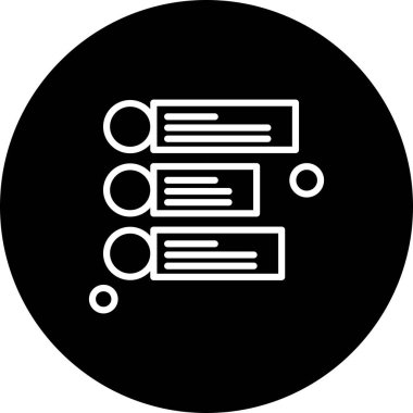 Vektör bilgileri web simgesi