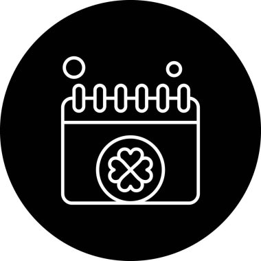 Vektör Takvim Simgesi, illüstrasyon  