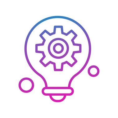  Ampul Simgesi, Vektör illüstrasyonu