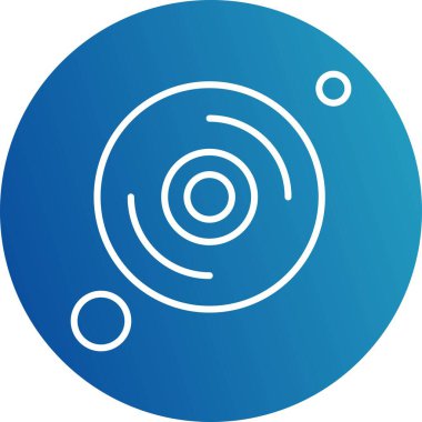  Vektör cd Simgesi, basit web illüstrasyonu 