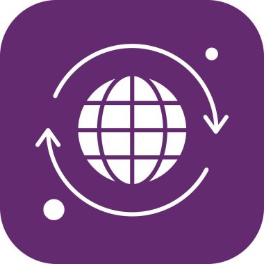 toprak simgesi vektör illüstrasyonu 