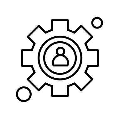 Tasarım için vektör kullanıcı simgesi