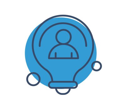 Renkli Vektör hava balonu Simgesi 