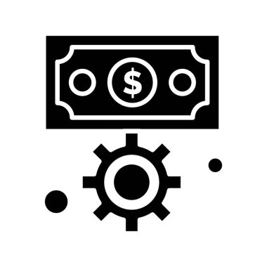 Dolar simgesi vektör illüstrasyonu