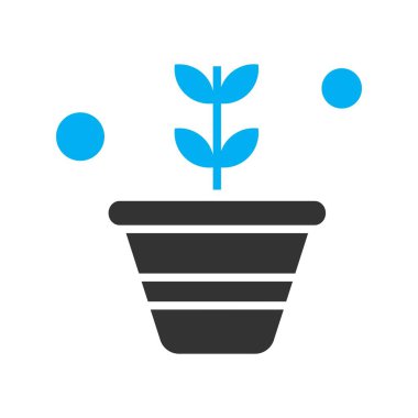 çiçek simgesi vektör illüstrasyonu