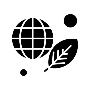 toprak simgesi vektör illüstrasyonu 