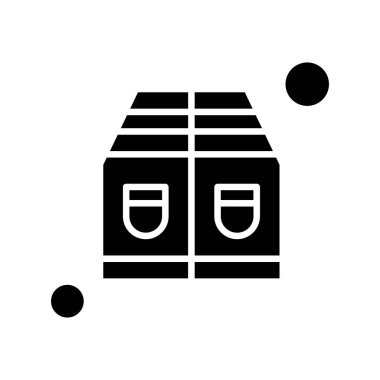 kamp konsepti simgesi, vektör illüstrasyonu