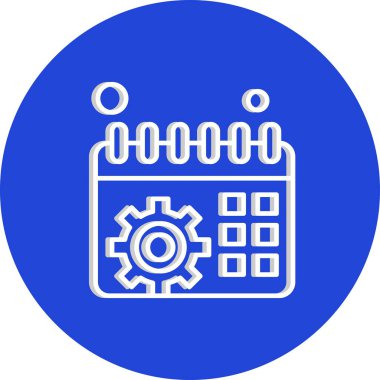 Vektör Takvim Simgesi, illüstrasyon  