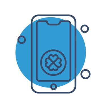 Vektör mobil ağ simgesi