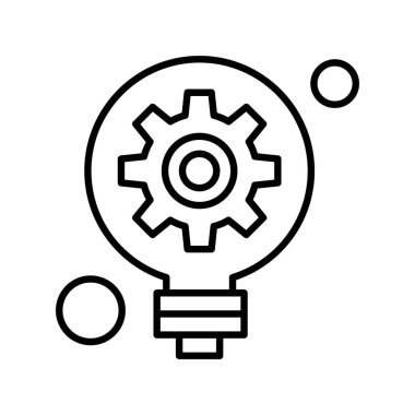  Ampul Simgesi, Vektör illüstrasyonu