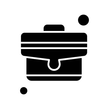 Vektör valizi web simgesi