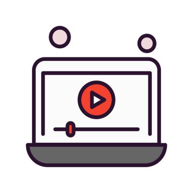  dizüstü bilgisayar simgesi, vektör illüstrasyonu