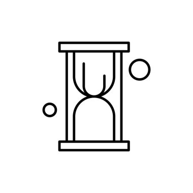 kum saati ikonu vektör illüstrasyonu