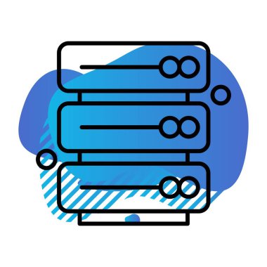 seo modern simgesinin vektör illüstrasyonu