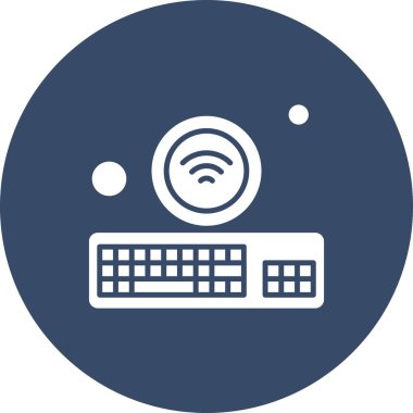 Bilgisayar simgesi, vektör illüstrasyonu. düz tasarım biçimi