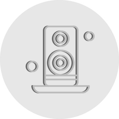 Modern b 'nin vektör illüstrasyonu simge müzik oynatıcıdan yoksun