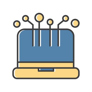 seo modern simgesinin vektör illüstrasyonu