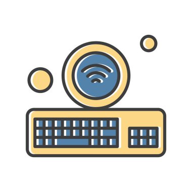 teknoloji konsept simgesi, vektör illüstrasyonu