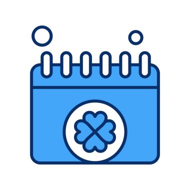 Aziz Patrick konsept simgesi, vektör illüstrasyonu