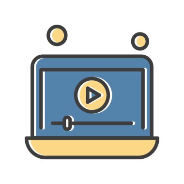 Modern ikon vektör illüstrasyonu, pazar konsepti 