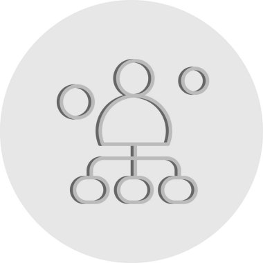 Vektör kullanıcı simgesi, vektör, illüstrasyon, iş ve yönetim kavramı