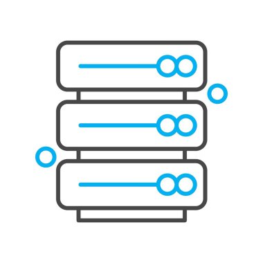 teknoloji konsept simgesi, vektör illüstrasyonu